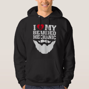 Moletom Eu Amo Meu Mecânico Barbudo
