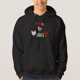 Moletom Eu Amo Meu Proprietário De Frango Das Minhas Senho