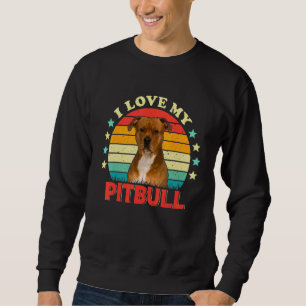 Moletom Eu Amo Meus Homens Pitbull As Mulheres Adoram Tour
