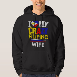 Moletom Eu amo minha louca esposa filipina Orgulho das Fil