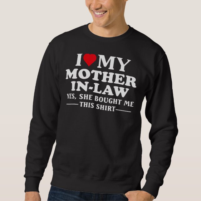Moletom Eu Amo Minha Mãe De Direito Sim Ela Me Comprou Est (Frente)