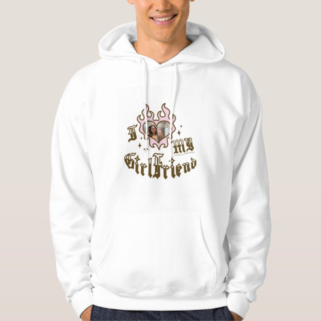 Moletom Eu Amo Minha Namorada - Marrom - DingusDesign (Frente)