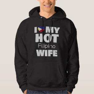 Moletom Eu Amo Minha Quente Esposa Filipina Casada Com Phi