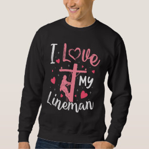 Moletom Eu Amo Minhas Lineman Lineman Mulher Namorada