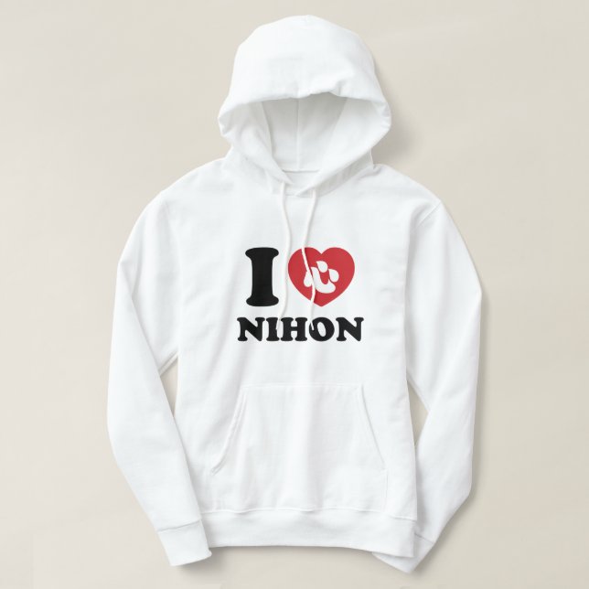 MOLETOM EU AMO NÍHON (Frente do Design)