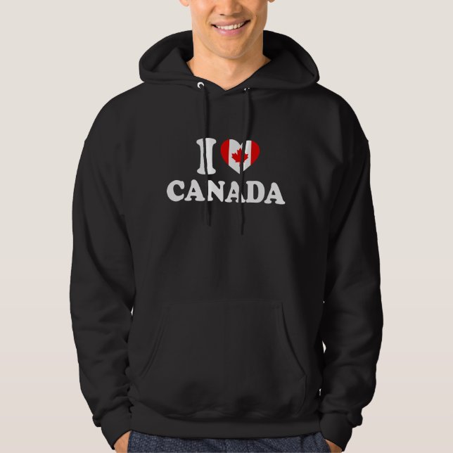 Moletom Eu Amo o Canadá - Orgulhosamente Canadense (Frente)