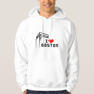 Moletom Eu amo o Hoodie de Boston