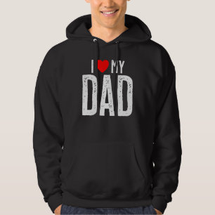 Moletom Eu Amo O Meu Dia de os pais Pai
