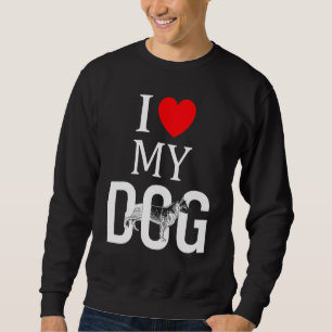 Moletom Eu Amo O Meu German shepherd De Cachorro Guarddog