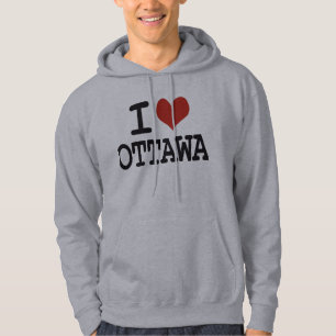 Moletom Eu amo Ottawa