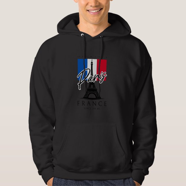 Moletom Eu amo Paris Eiffel Tower França França Souvenir 2 (Frente)