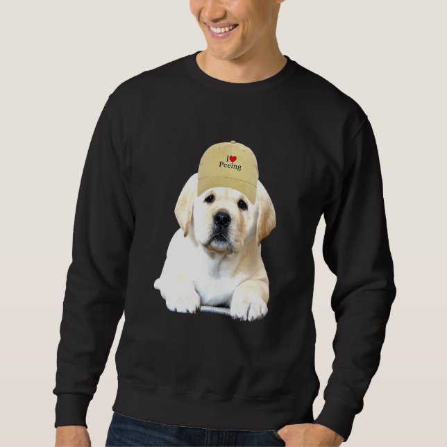 Moletom Eu Amo Peeinglove Peeing Hati Love Dog For Dog (Frente)