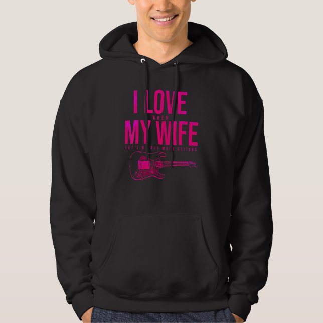 Moletom Eu Amo Quando Minha Esposa Me Deixa Comprar Mais G (Frente)