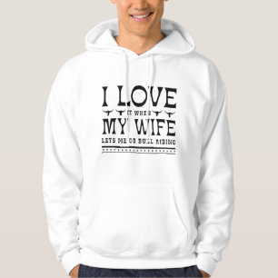 Moletom Eu Amo Quando Minha Esposa Me Deixa Ir Torrar