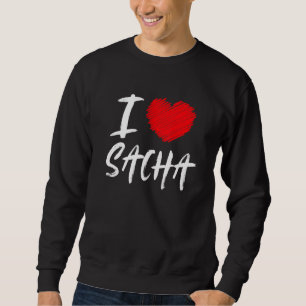 Moletom Eu Amo Sacha Husband Filho Namorado Pai Avô