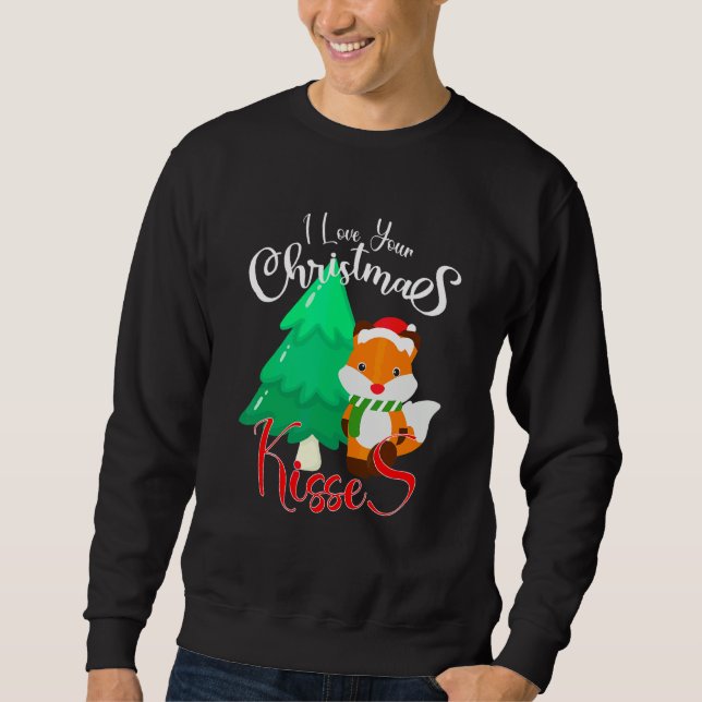 Moletom Eu Amo Seus Beijos de Natal (Frente)