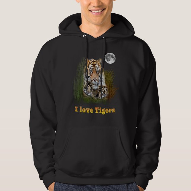Moletom Eu amo Tigers (Frente)