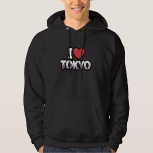 Moletom Eu Amo Tóquio Coração Japonês Japão Castelo Viagem