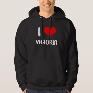 Moletom Eu amo VICTORIA meu valentim desculpe senhoras rap