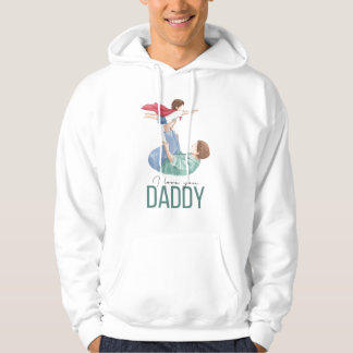 Moletom Eu Amo Você Papai Capuz de Super-herói Pai e Filho