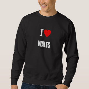 Moletom Eu Amo Wales Cymru Welsh Futebol Rugby Sup
