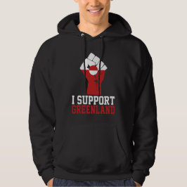 Moletom Eu apoio a Groelândia - Orgulhosos gronelandeses