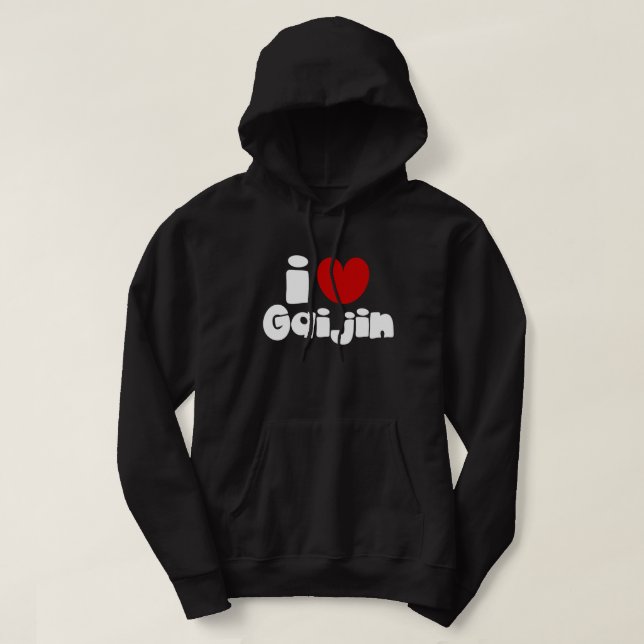 Moletom Eu coração Gaijin (Frente do Design)