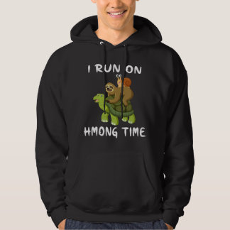 Moletom Eu Corro No Tempo Hmong Hmoob Temático 