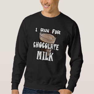 Moletom Eu Corro por Chocolate ao Leite Correndo