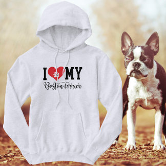 Moletom Eu Corto Meu Boston Terrier