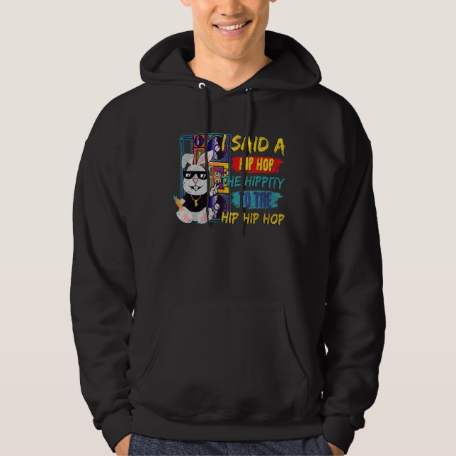 Moletom Eu Disse "Hip Hip Hop Bunny Easte" (Frente)