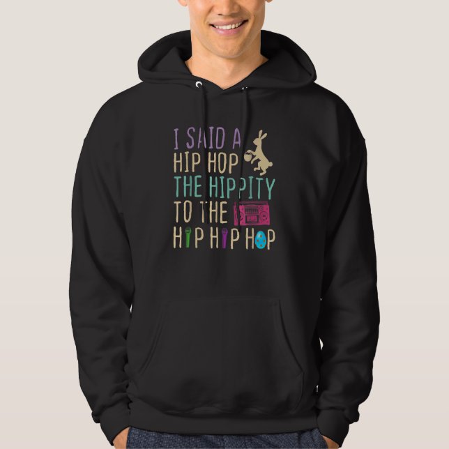 Moletom Eu Disse "Hip Hip Hop Bunny Easte" (Frente)