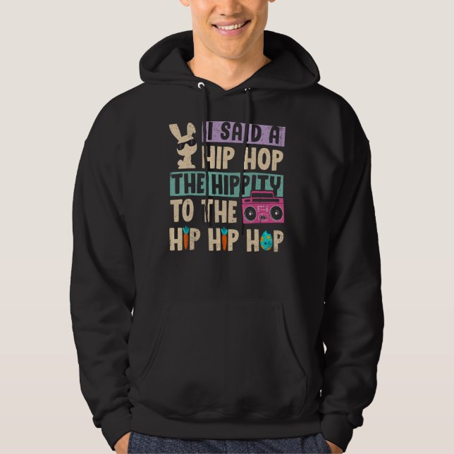 Moletom Eu Disse "Hip Hip Hop Bunny Easte" (Frente)