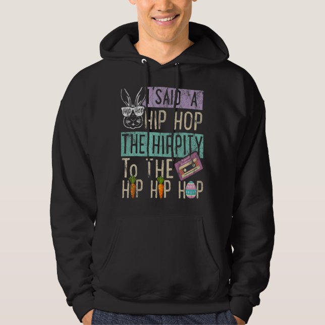 Moletom Eu Disse "Hip Hip Hop Bunny Easte" (Frente)