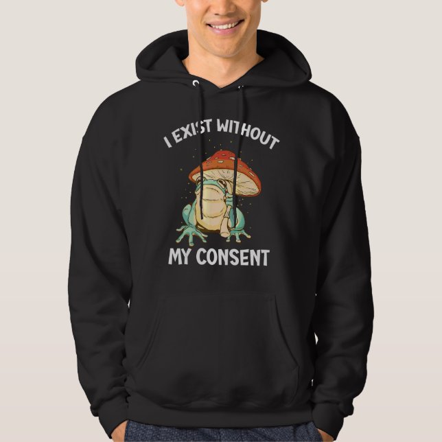 Moletom Eu Existe Sem Meu Consentimento Sapo Surreal (Frente)