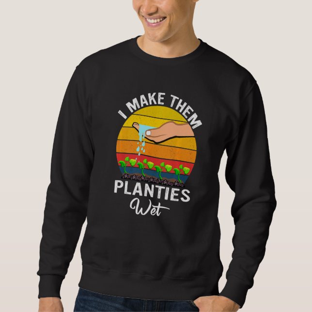 Moletom Eu Faço-Lhes Planetas Molhados Jardim Molhado Eu M (Frente)