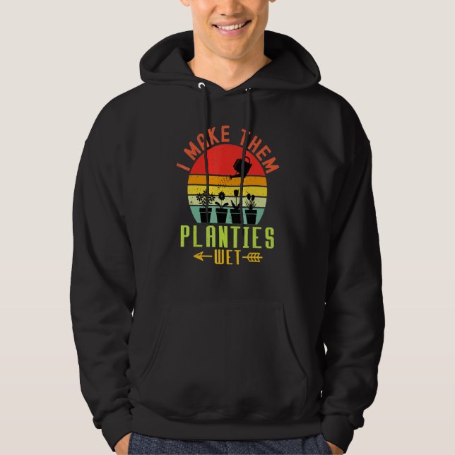 Moletom Eu Faço-Lhes Planta Molhada De Jardim Molhado (Frente)