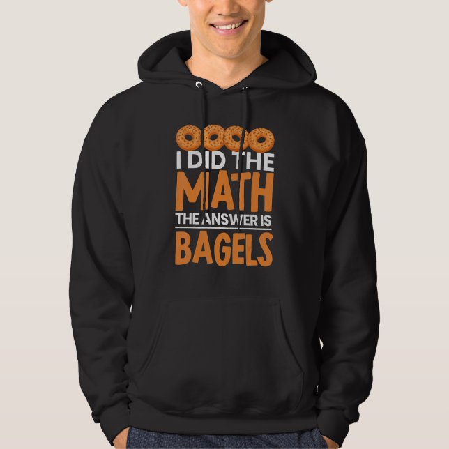 Moletom Eu Fiz O Saco De Matemática É A Padaria De Pão. (Frente)