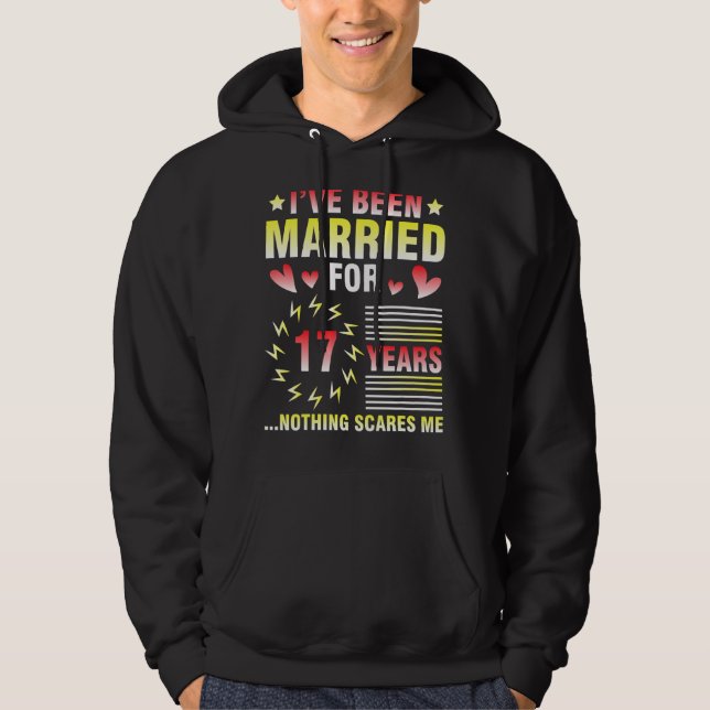 Moletom Eu fui casado há 17 anos, nada (Frente)