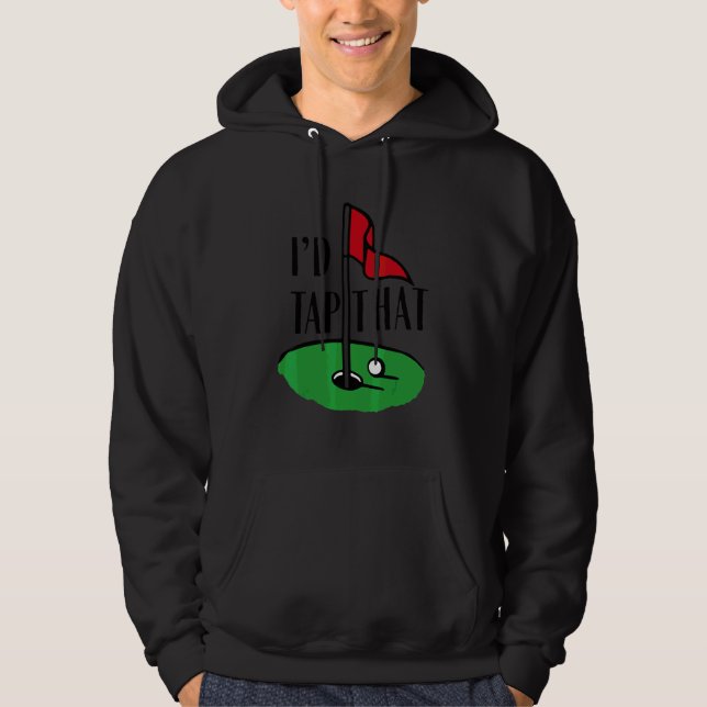 Moletom Eu Golpearia Esse Golfista de Golfe Golfe (Frente)