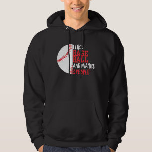 Moletom Eu Gosto De Baseball E Talvez 3 Pessoas