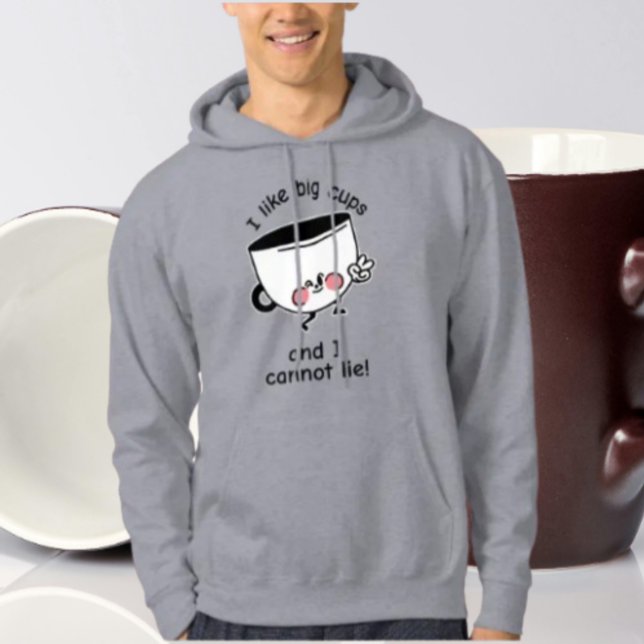 Moletom Eu Gosto De Big Cups - Hoodie Engraçado (Criador carregado)