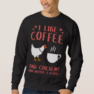 Moletom Eu Gosto De Café E Faqueira De Galinhas