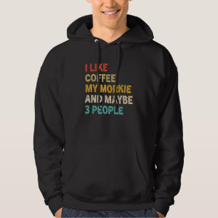 Moletom Eu Gosto de Café Meu Morkie E Talvez 3 Pessoas M