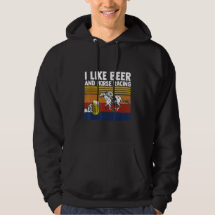 Moletom Eu Gosto De Corrida De Cavalo E Roupa De Corrida D