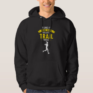 Moletom Eu Gosto de Presente de Corrida de Trilha Longa, D