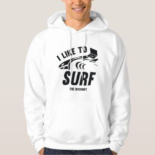 Moletom Eu Gosto De Surf Na Internet