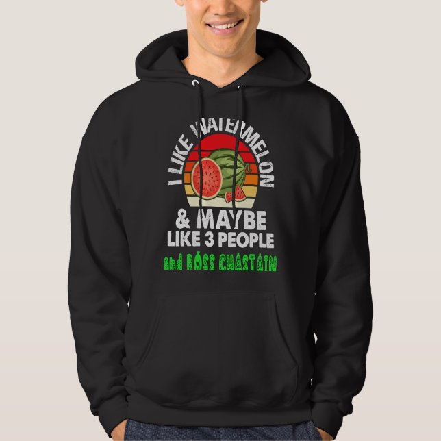 MOLETOM EU GOSTO DE WATERMELON E TALVEZ COMO 3 PESSOAS E R (Frente)