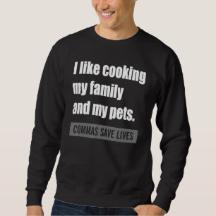 Moletom Eu Gosto Do Cozinhar, Minha Milha Fa E Meus Pets V