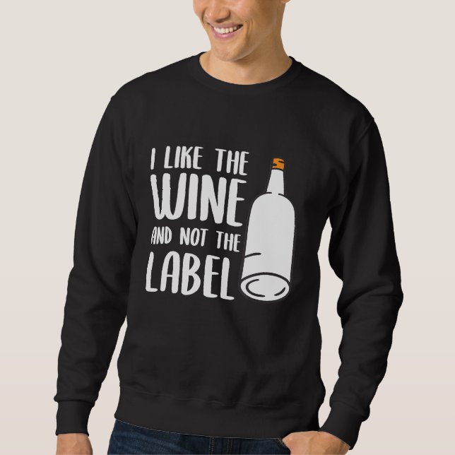 Moletom Eu Gosto Do Vinho E Não Do Rótulo (Frente)